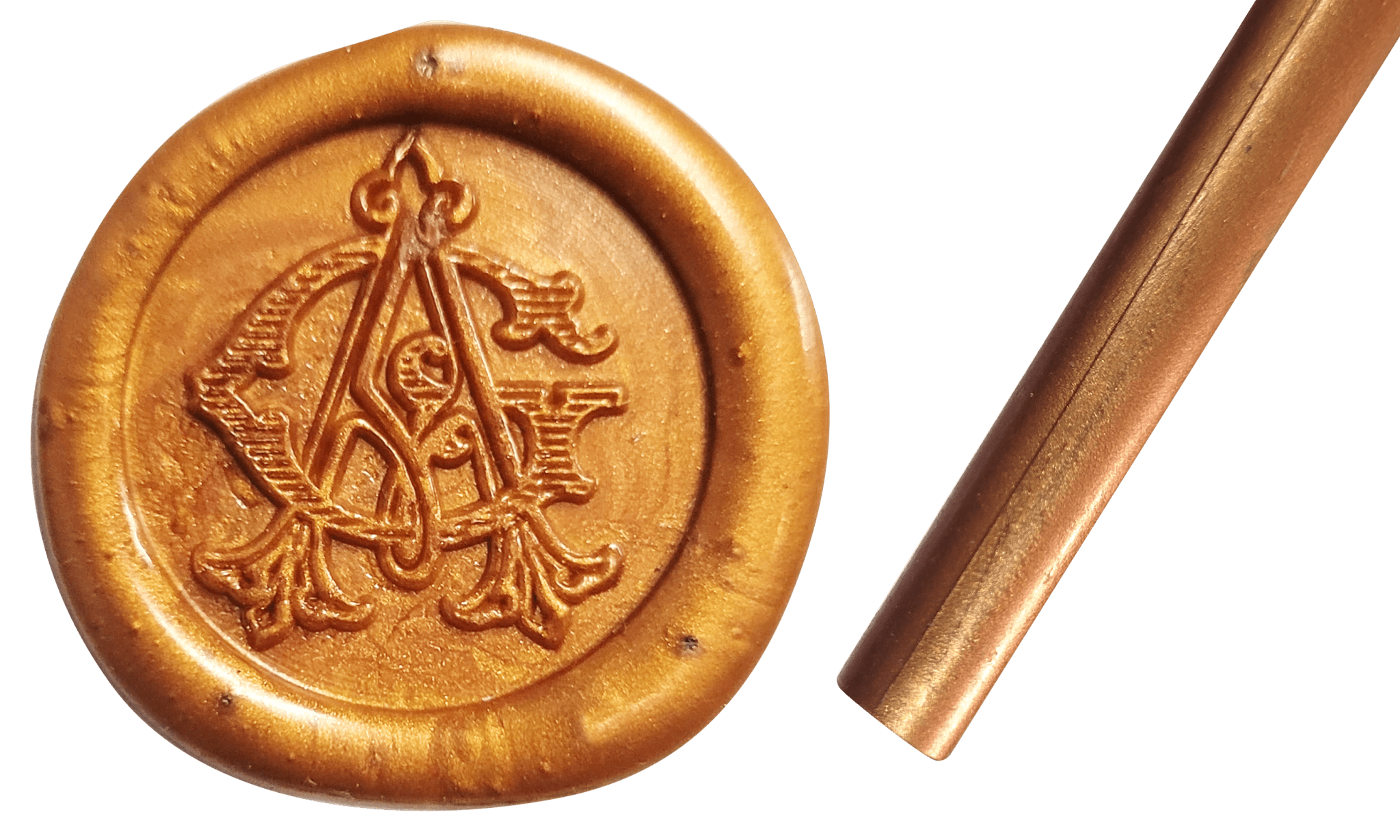 Coffee Gold Wax Seal - CustomF2FBox
