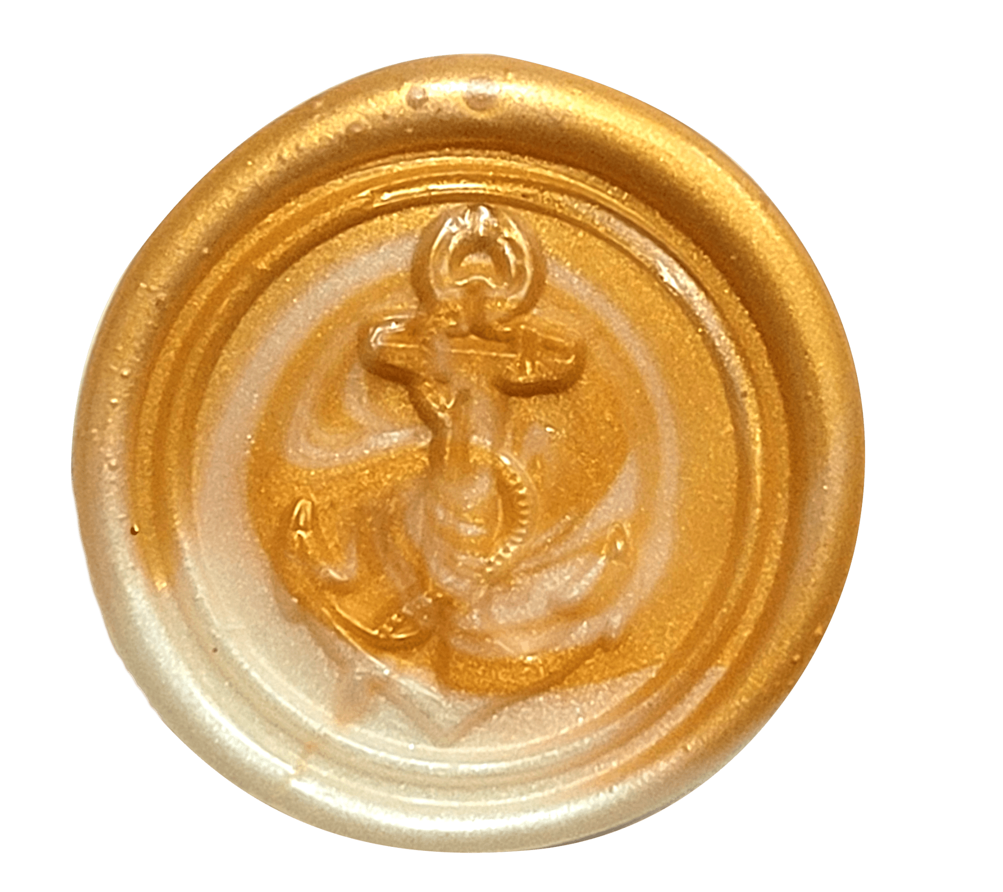 Gold + White Wax Seal - CustomF2FBox