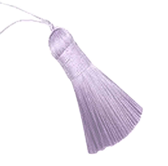 Periwinkle Grey Tassel - CustomF2FBox