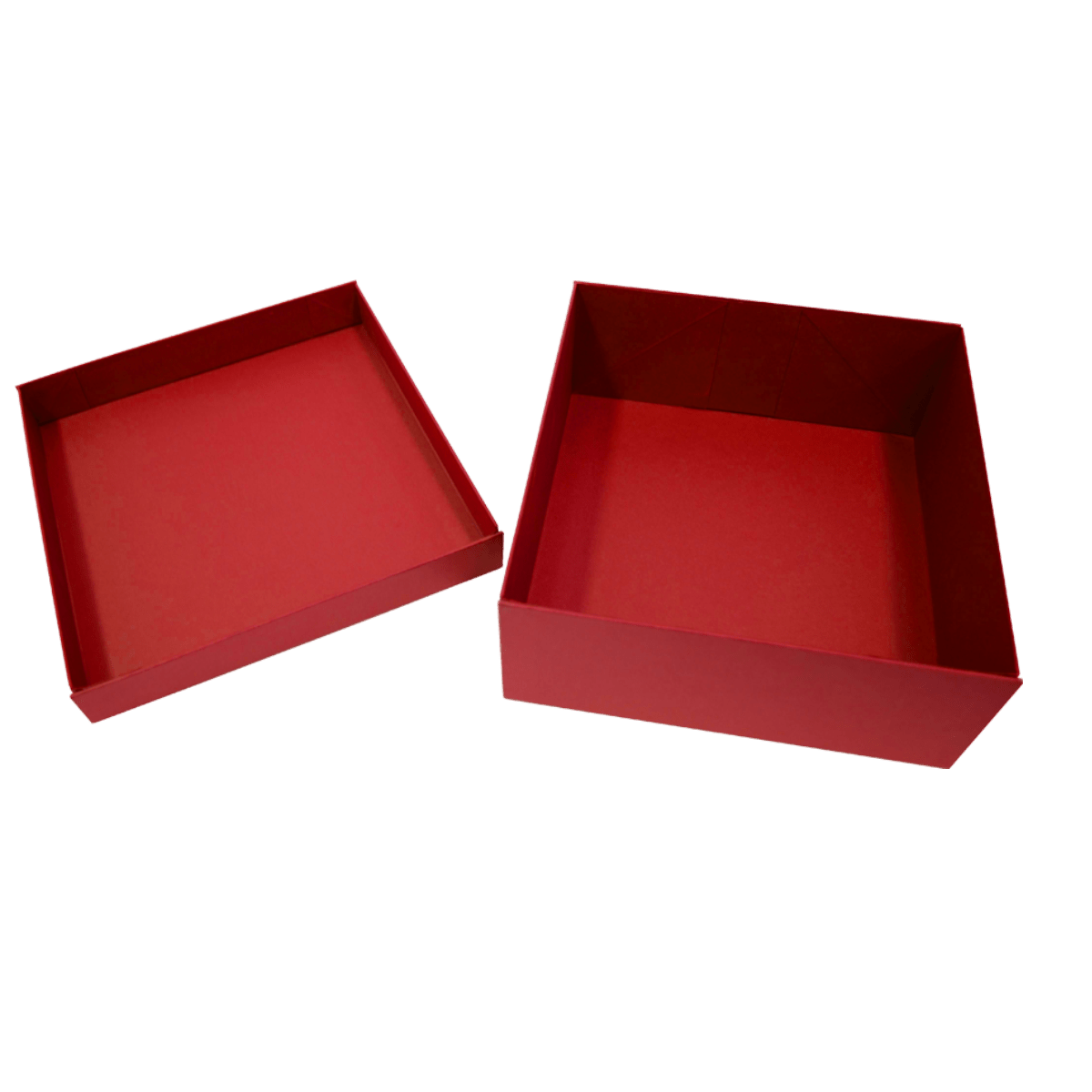 Sample Of Large Lift Of Lid Red Majestic Metallic - CustomF2FBox