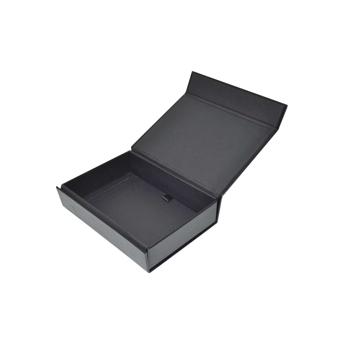 Sample Of Large Shallow Black Vegan Leather - CustomF2FBox