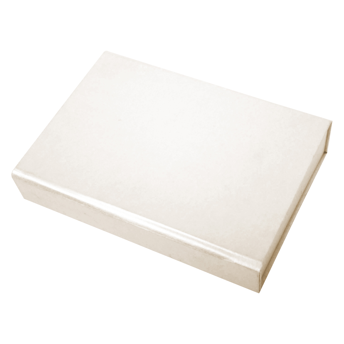 Sample Of Small Shallow Ivory Majestic Metallic - CustomF2FBox