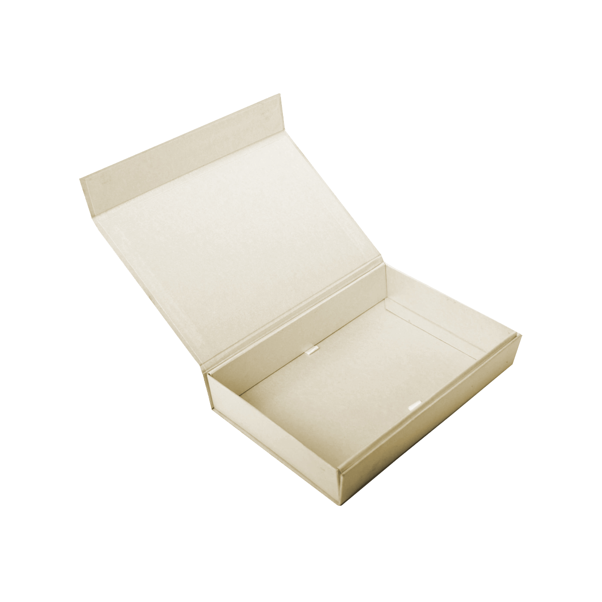 Sample Of Small Shallow Ivory Majestic Metallic - CustomF2FBox