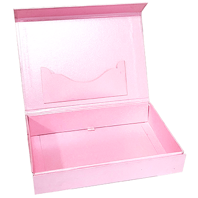 B. Pink Metallic Boat Shape Pocket - CustomF2FBox