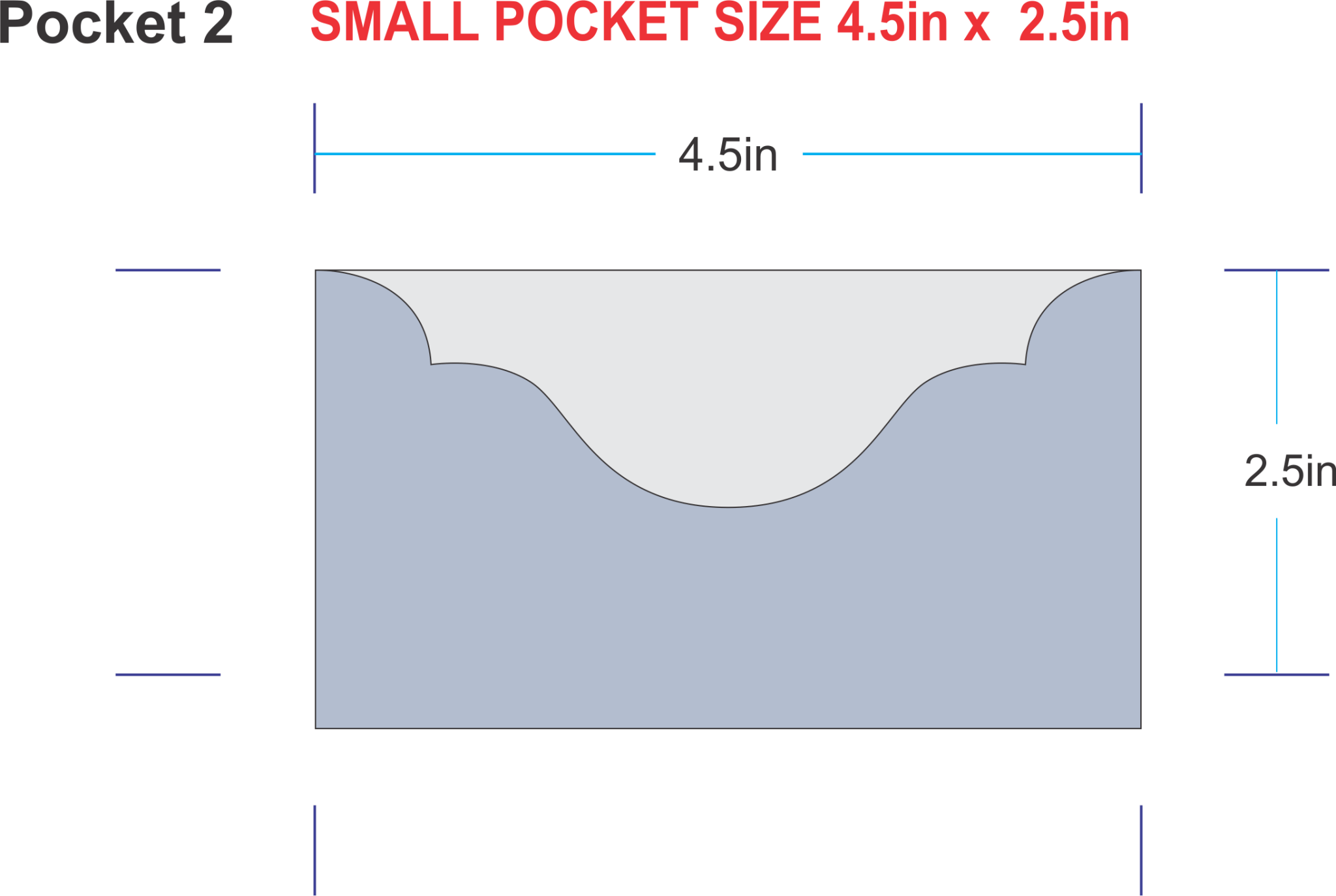 Black Matt Boat Shape Pocket - CustomF2FBox