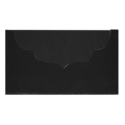 Black Matte Asymmetric Pocket - CustomF2FBox