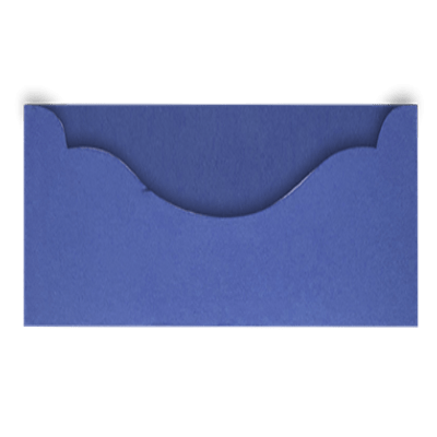 Blue Matt Boat Shape Pocket - CustomF2FBox