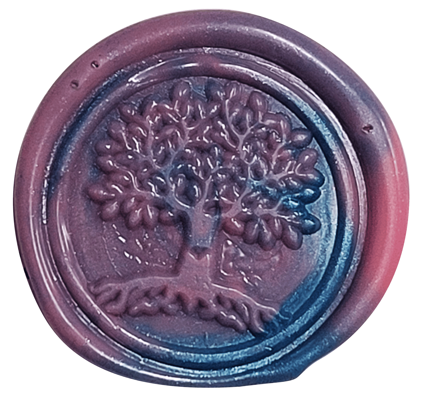 Blue + Pink Wax Seal - CustomF2FBox