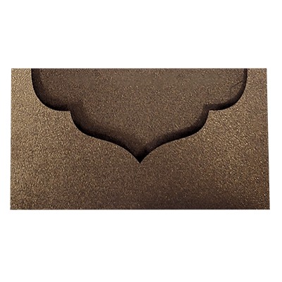 Bronze Metallic Asymmetric Pocket - CustomF2FBox