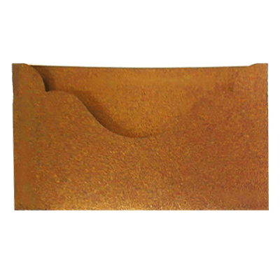 Copper Metallic Boat Shape Pocket - CustomF2FBox