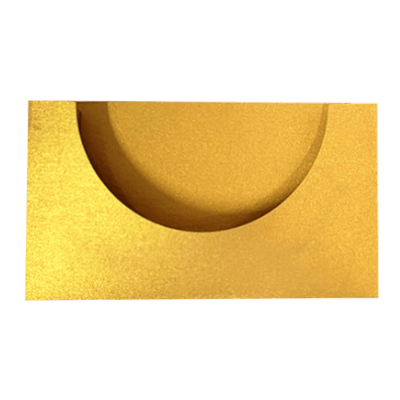 Gold Metallic Round Pocket - CustomF2FBox