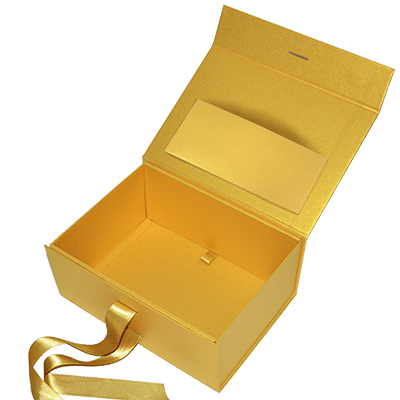 Gold Metallic Square Pocket - CustomF2FBox