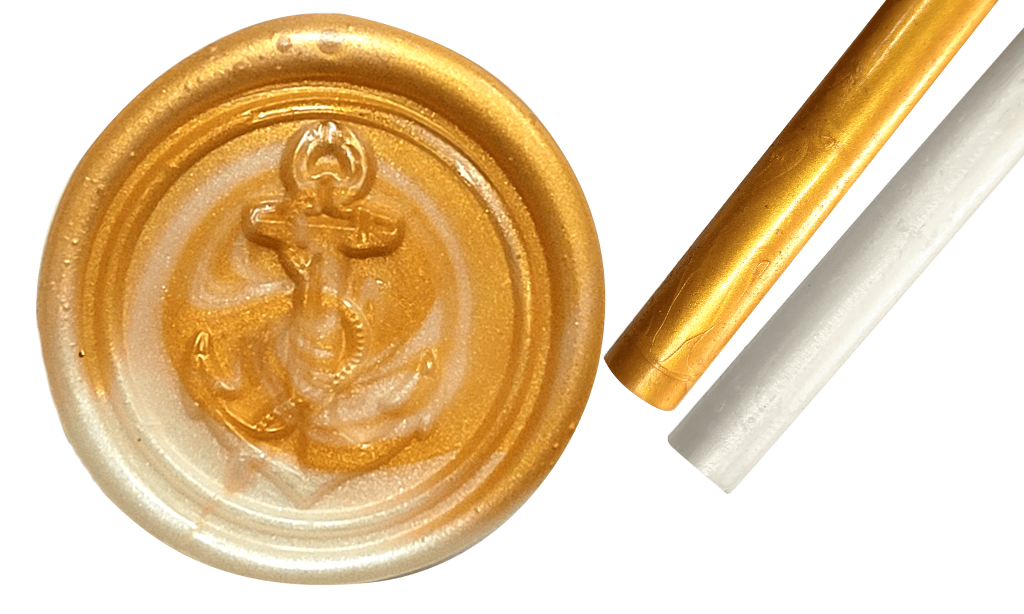 Gold + White Wax Seal - CustomF2FBox