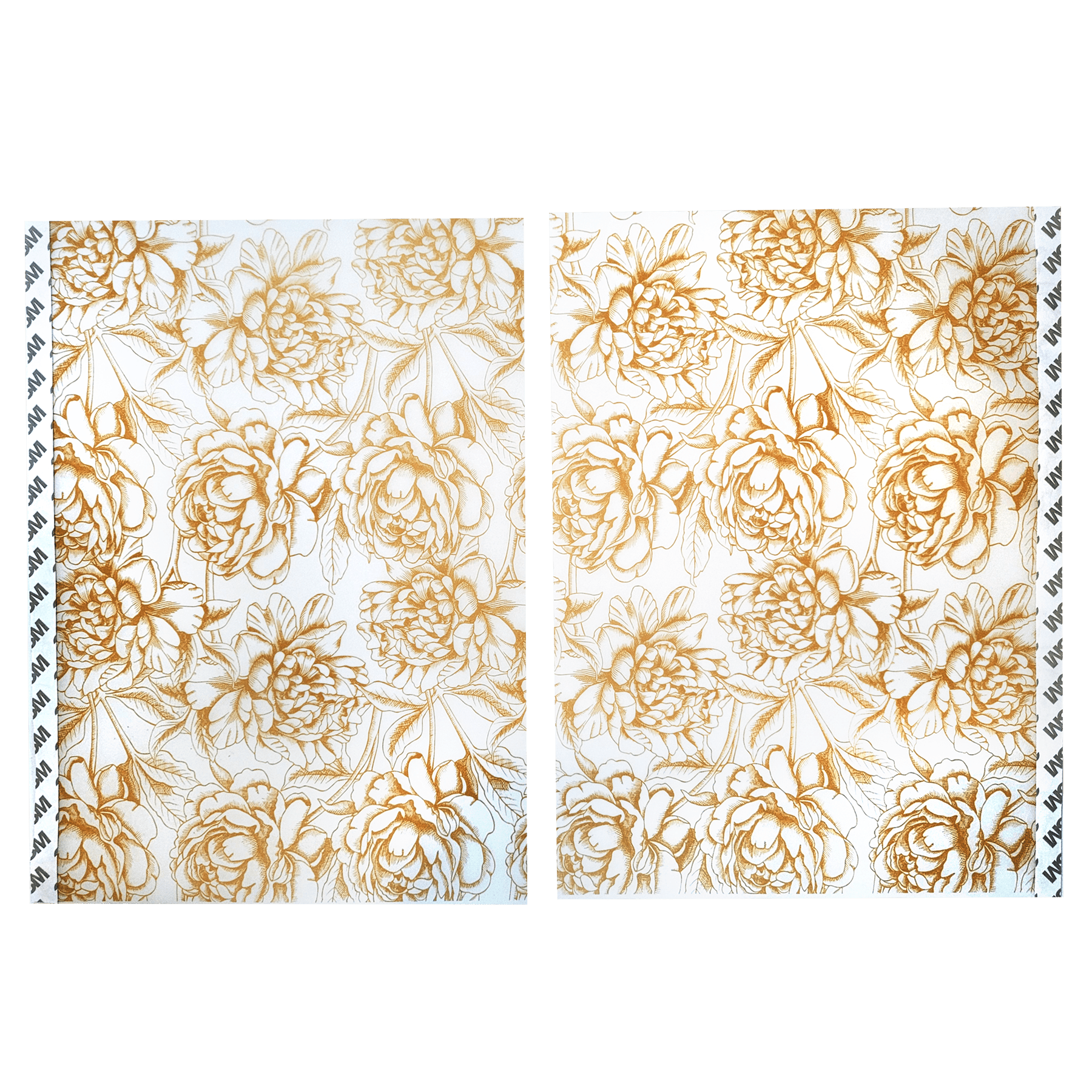 Golden Flower Vellum Liner - CustomF2FBox