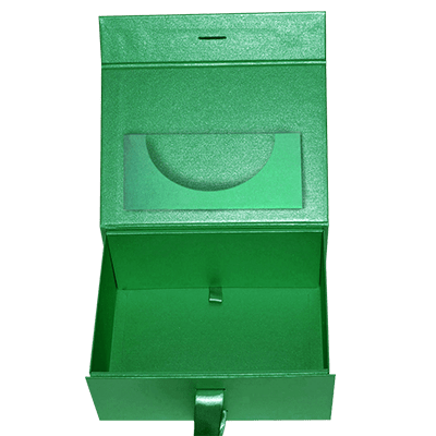 Green Metallic Round Pocket - CustomF2FBox