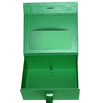 Green Metallic Square Pocket - CustomF2FBox