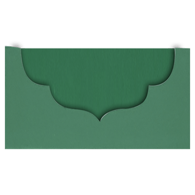 Green Suede Asymmetric Pocket - CustomF2FBox