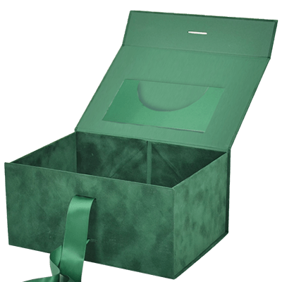 Green Suede Round Pocket - CustomF2FBox