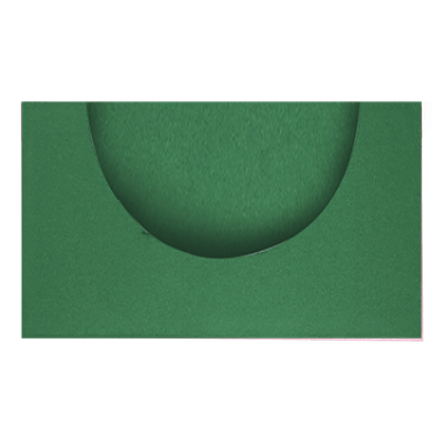 Green Suede Round Pocket - CustomF2FBox