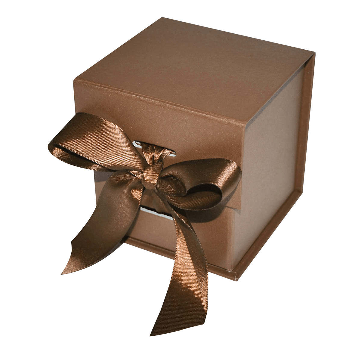 Large Cube Bronze Majestic Metallic - CustomF2FBox