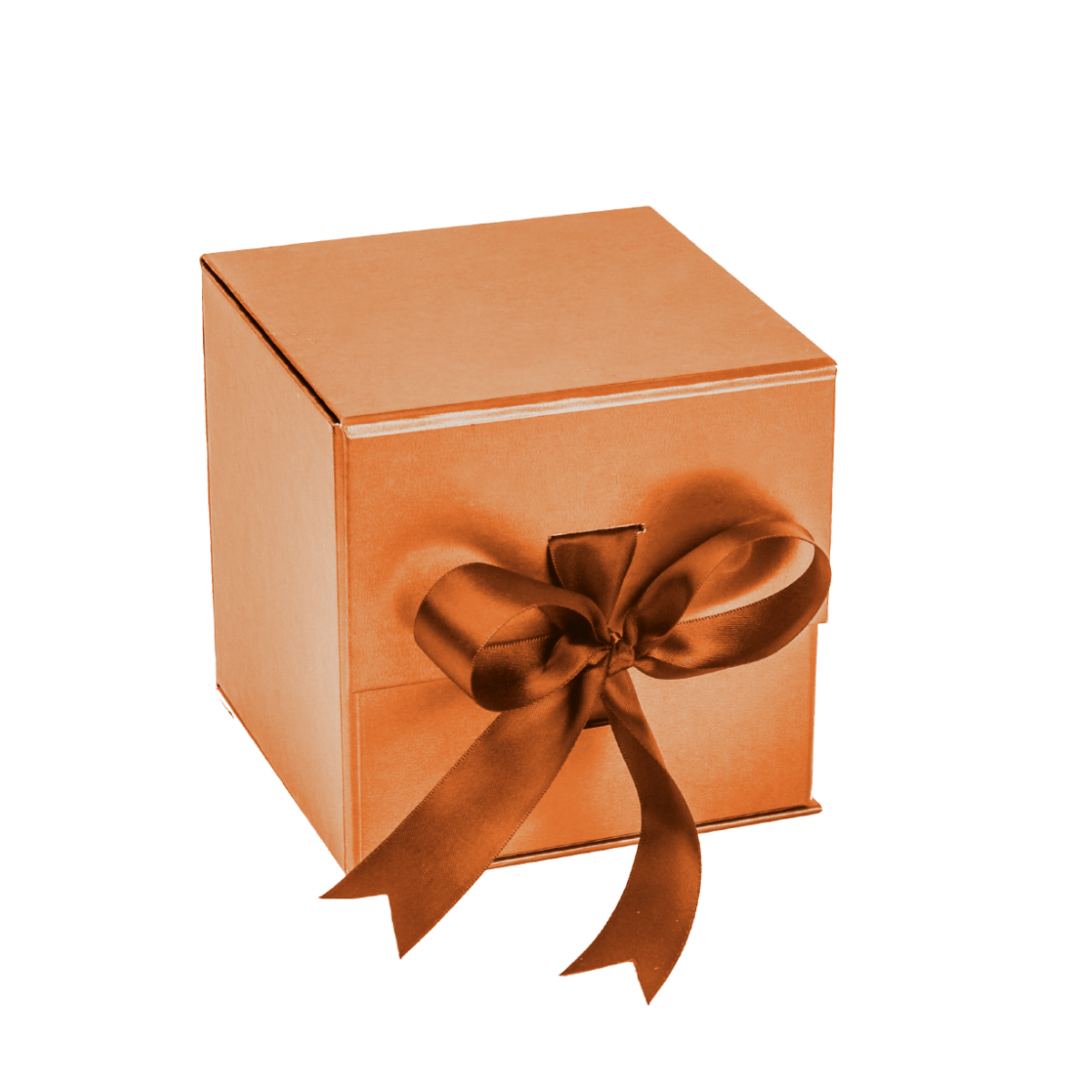 Large Cube Copper Majestic Metallic - CustomF2FBox