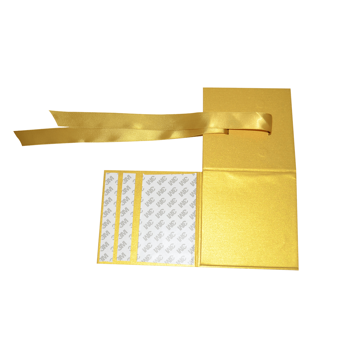 Large Cube Gold Majestic Metallic - CustomF2FBox