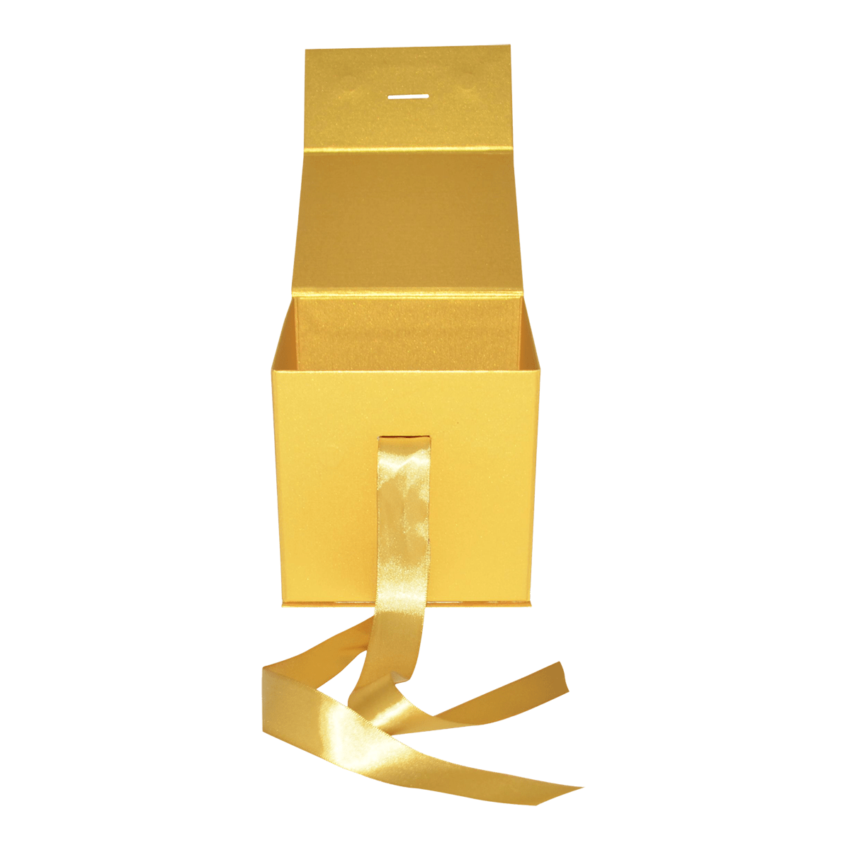 Large Cube Gold Majestic Metallic - CustomF2FBox