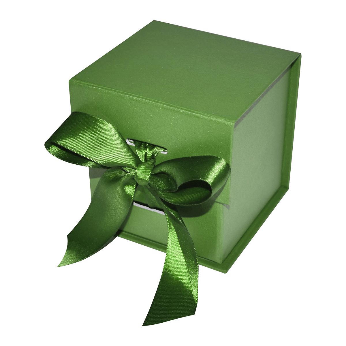 Large Cube Green Majestic metallic - CustomF2FBox