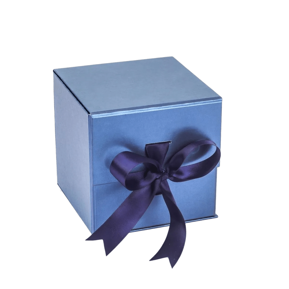 Large Cube Navy Majestic Metallic - CustomF2FBox