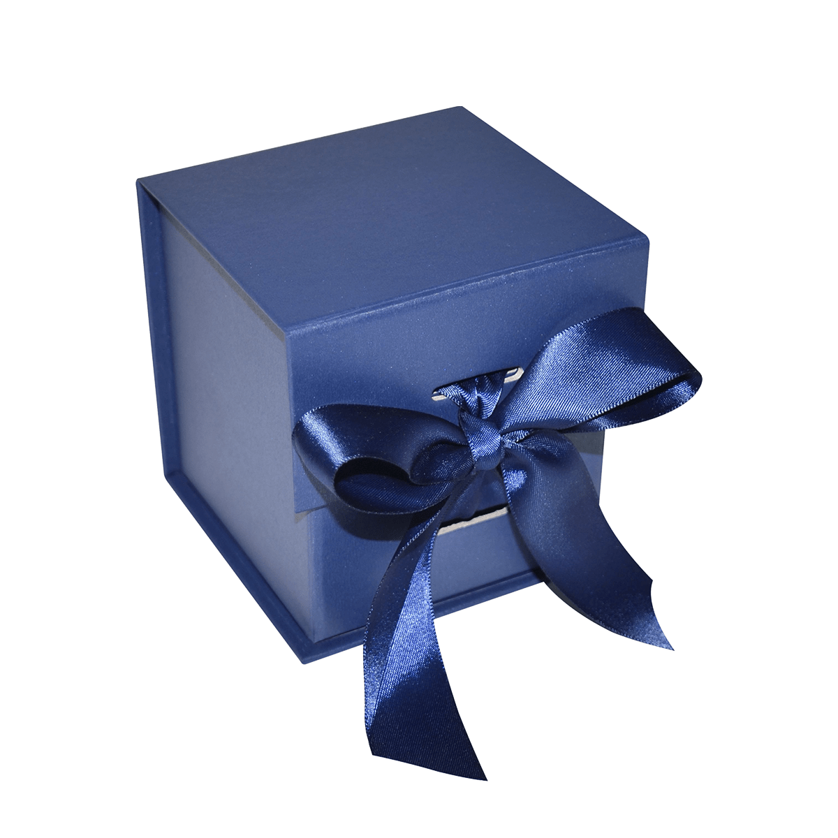 Large Cube Navy Majestic Metallic - CustomF2FBox