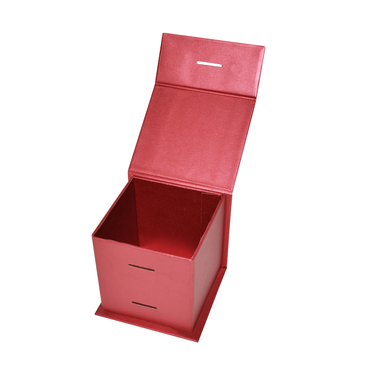 Large Cube Red Majestic Metallic - CustomF2FBox