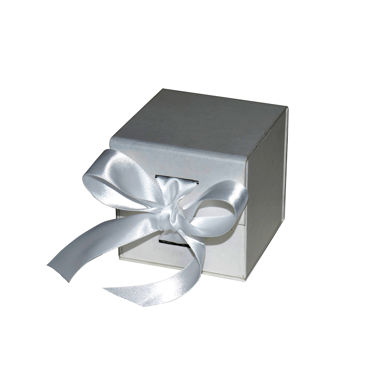 Large Cube Silver Majestic Metallic - CustomF2FBox