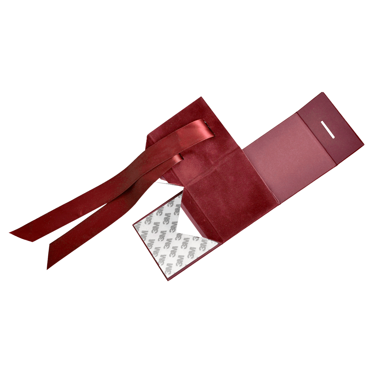 Large Cube Wine Sensational Suede - CustomF2FBox