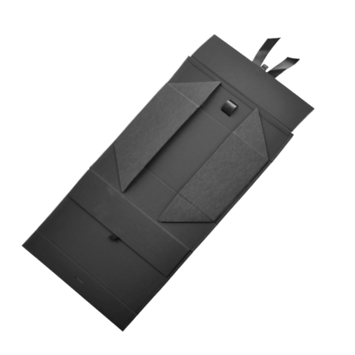 Large Deep Black Vegan Leather - CustomF2FBox