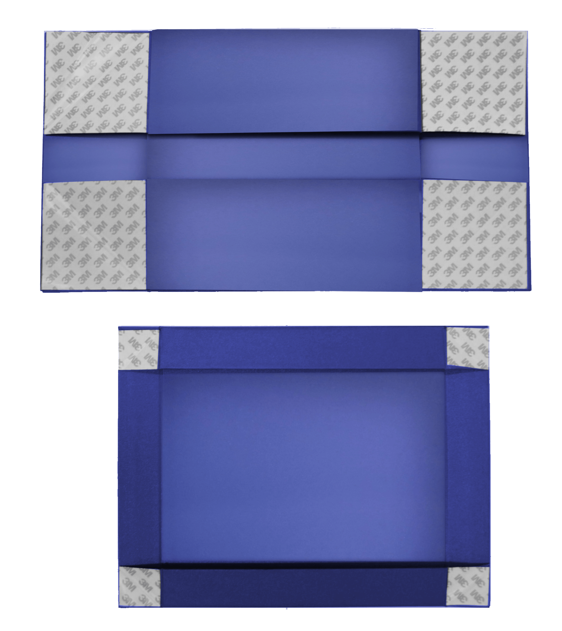 Large Lid Of Lid Navy Matt Classic - CustomF2FBox