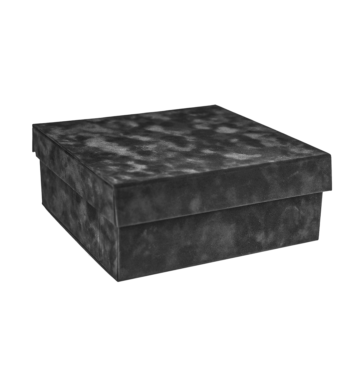 Large Lift Of Lid Black Sensational Suede - CustomF2FBox