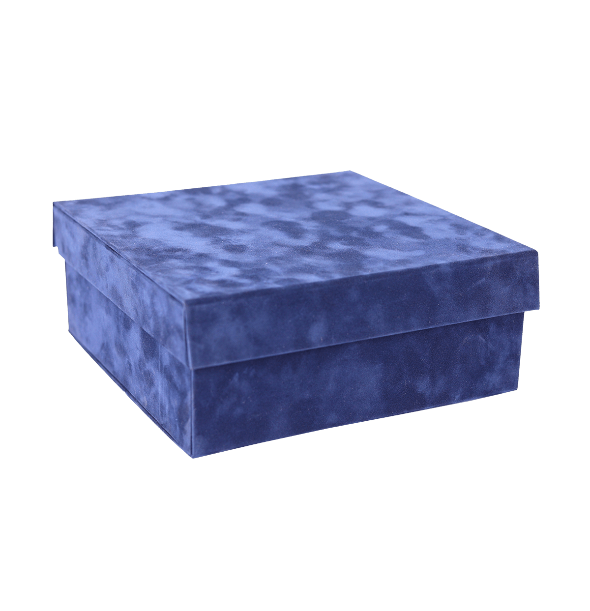 Large Lift Of Lid Navy Sensational Suede - CustomF2FBox