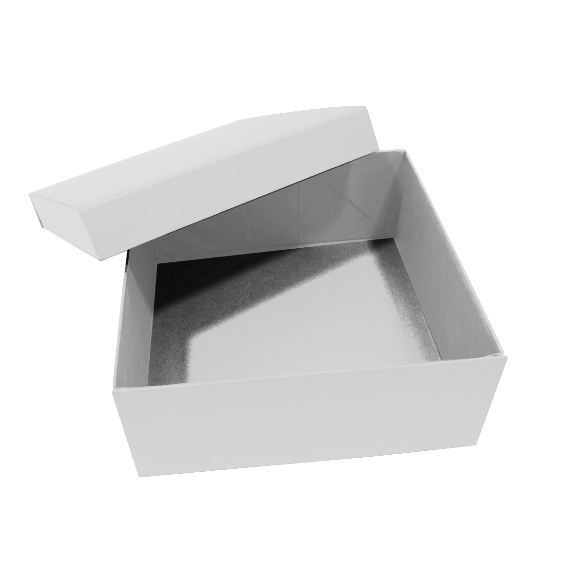 Large Lift Of Lid Silver Majestic Metallic - CustomF2FBox