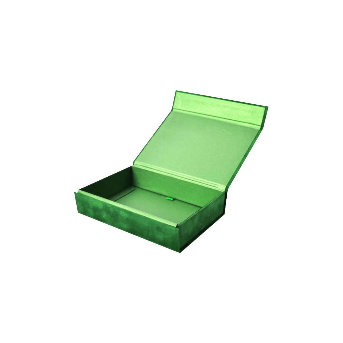 Large Shallow Green Sensational Suede - CustomF2FBox