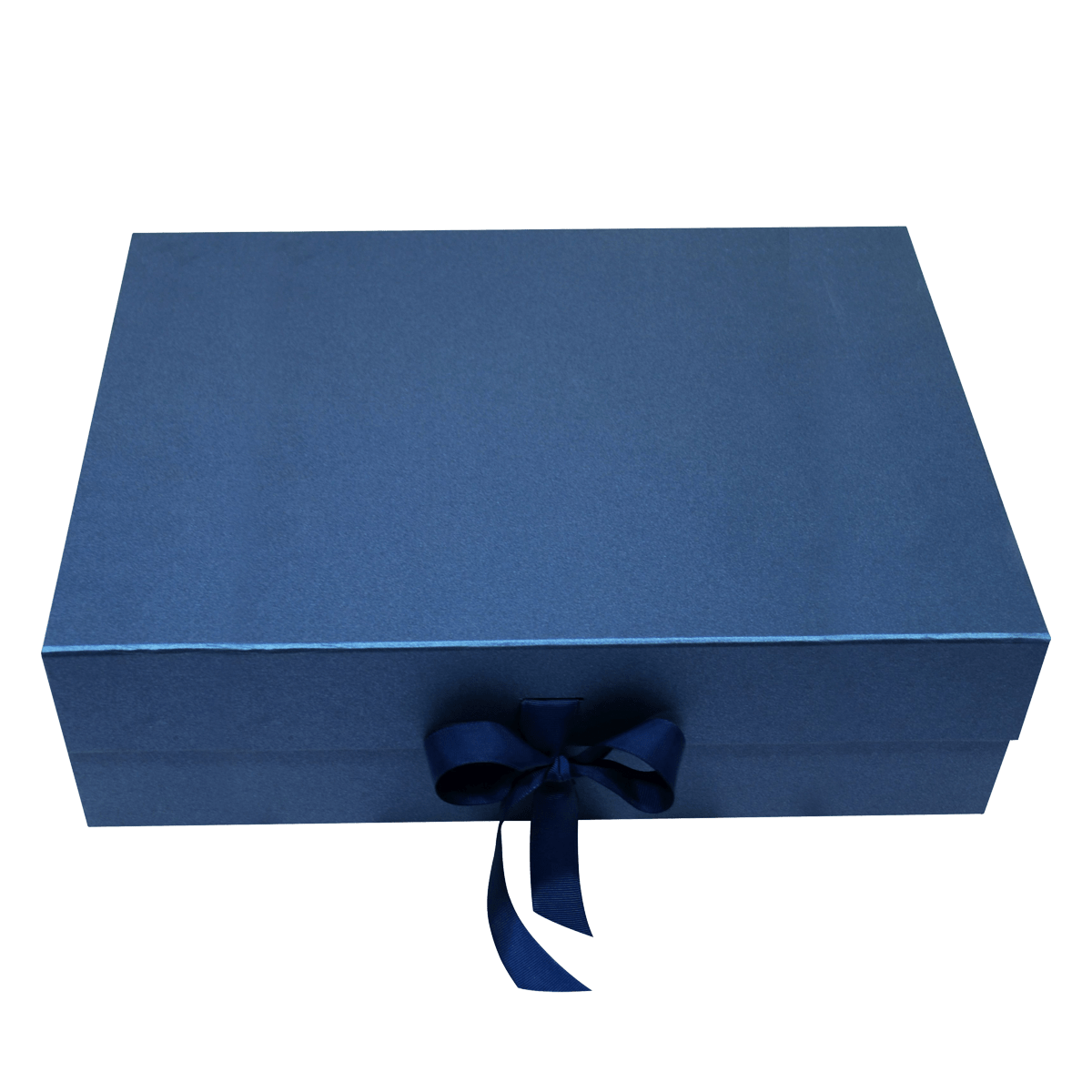 Large Shallow Navy Majestic Metallic - CustomF2FBox