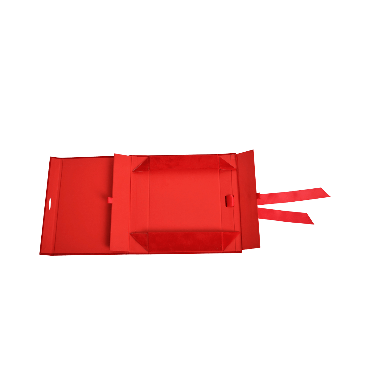 Large Shallow Red Sensational Suede - CustomF2FBox