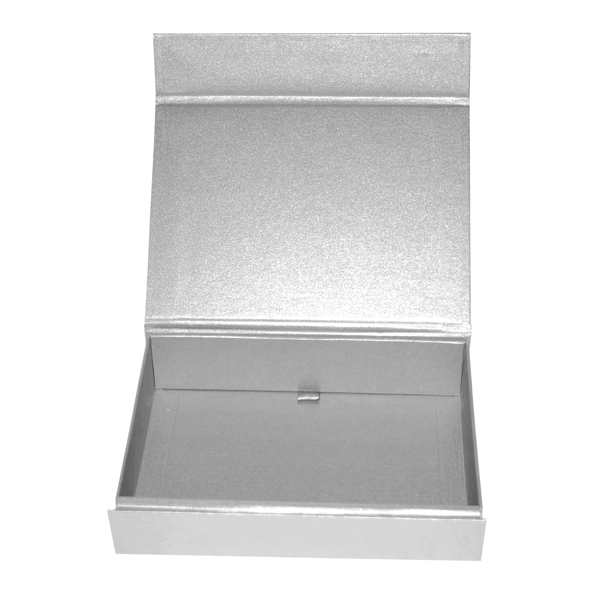 Large Shallow Silver Majestic Metallic - CustomF2FBox