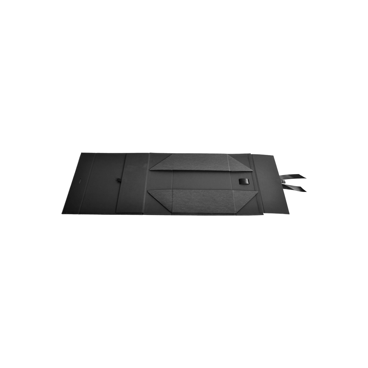 Large Square Black Vegan Leather - CustomF2FBox