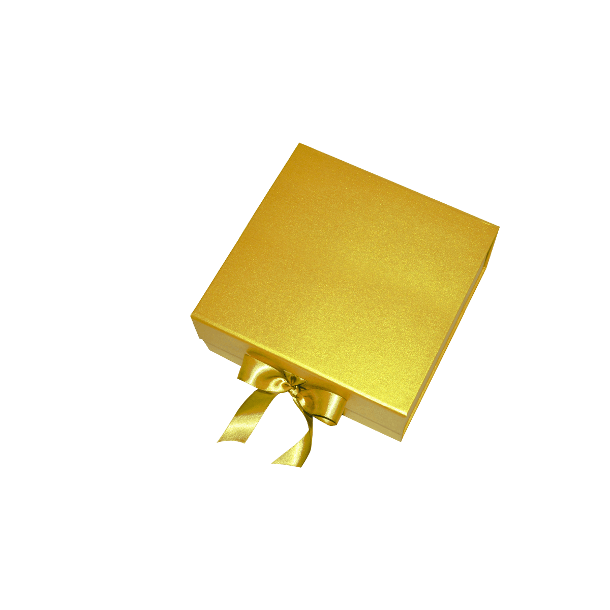 Large Square Gold majestic metallic - CustomF2FBox