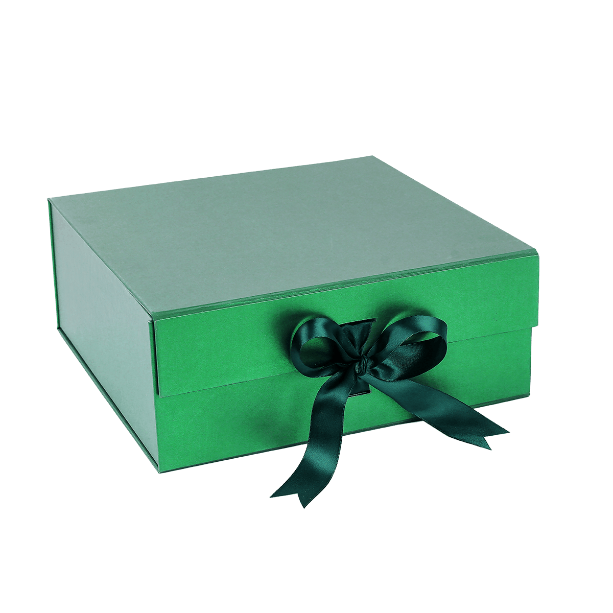 Large Square Green Majestic Metallic - CustomF2FBox