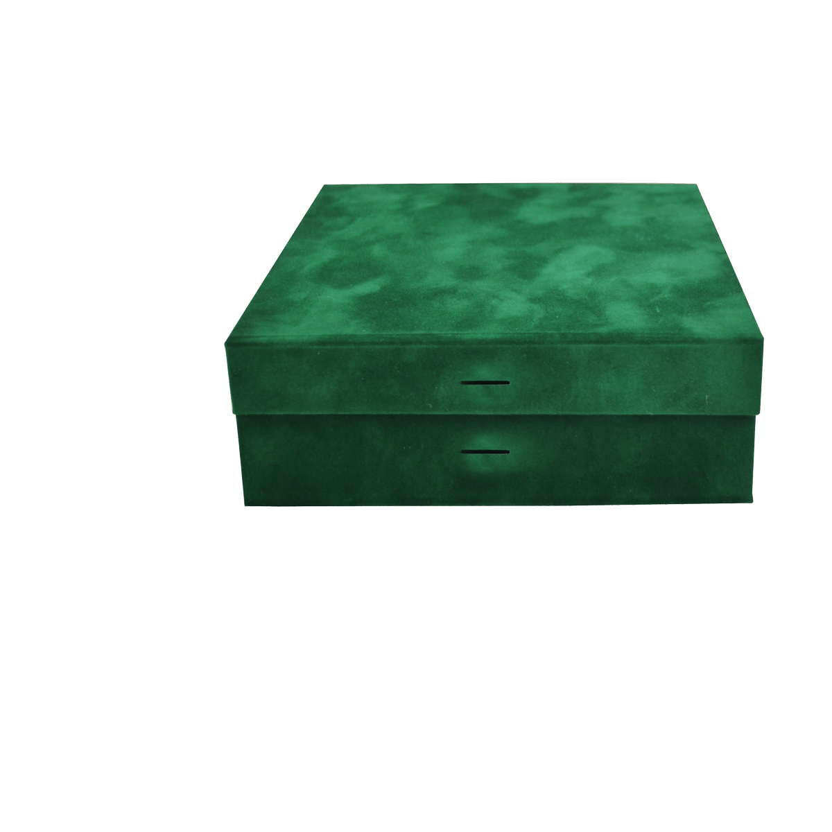 Large Square Green Sensational Suede - CustomF2FBox