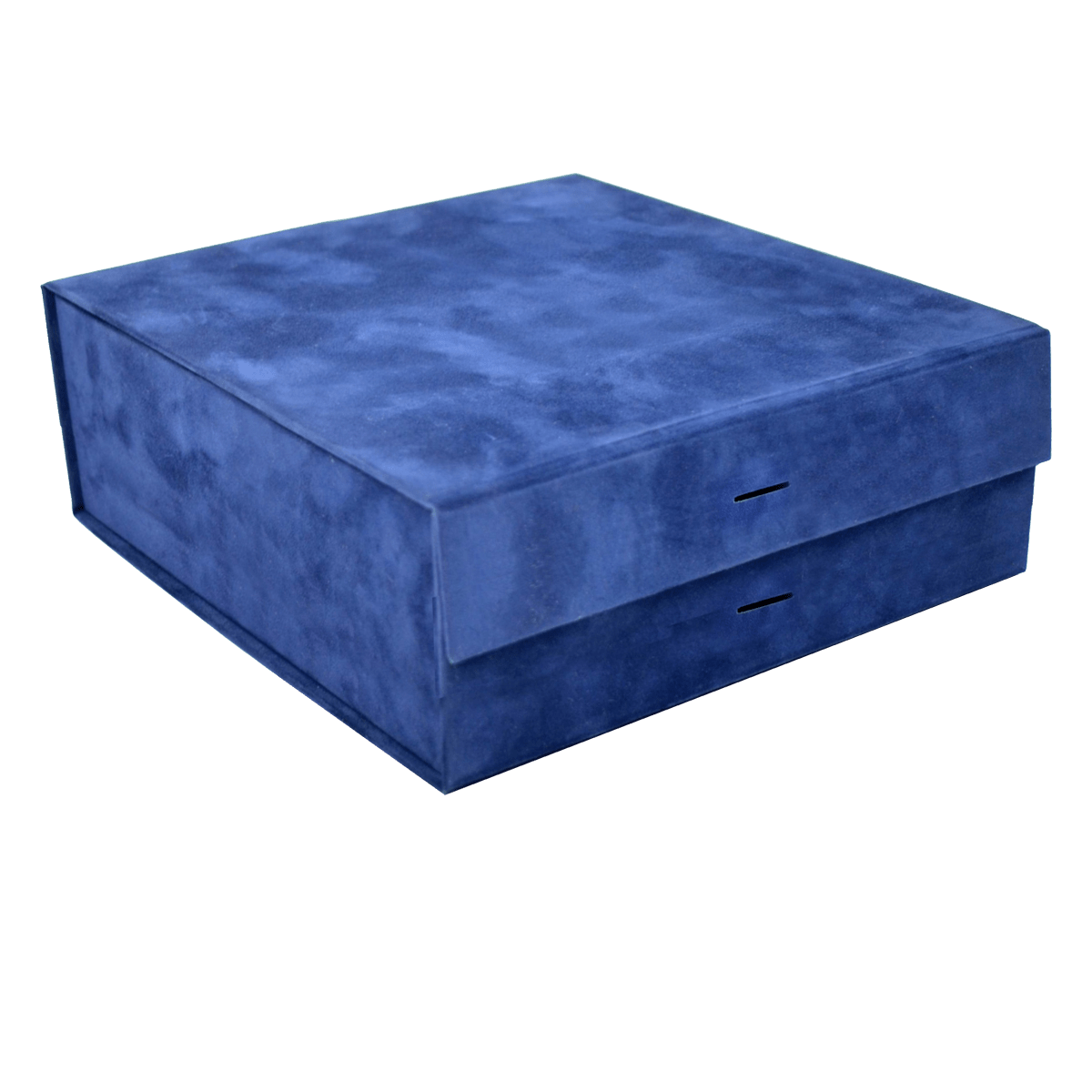 Large Square Navy Sensational Suede - CustomF2FBox