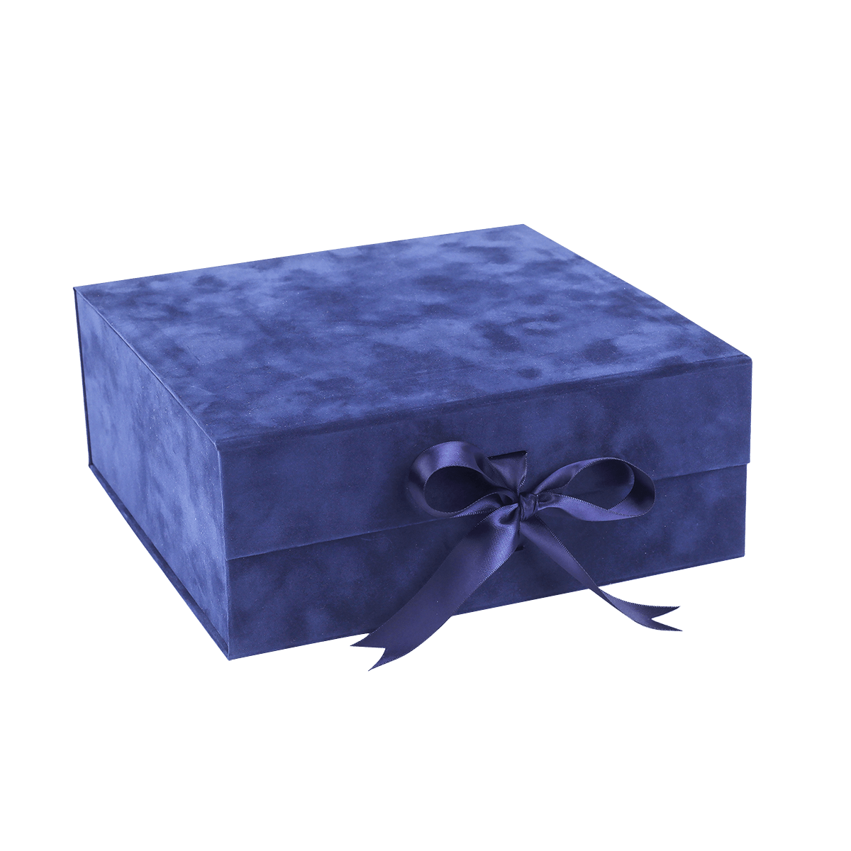 Large Square Navy Sensational Suede - CustomF2FBox