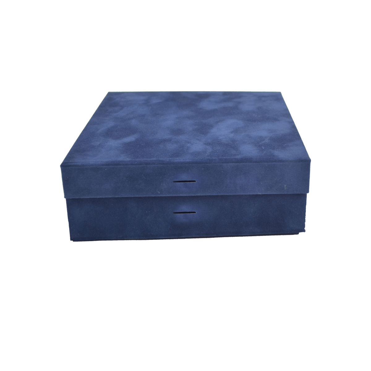 Large Square Navy Sensational Suede - CustomF2FBox