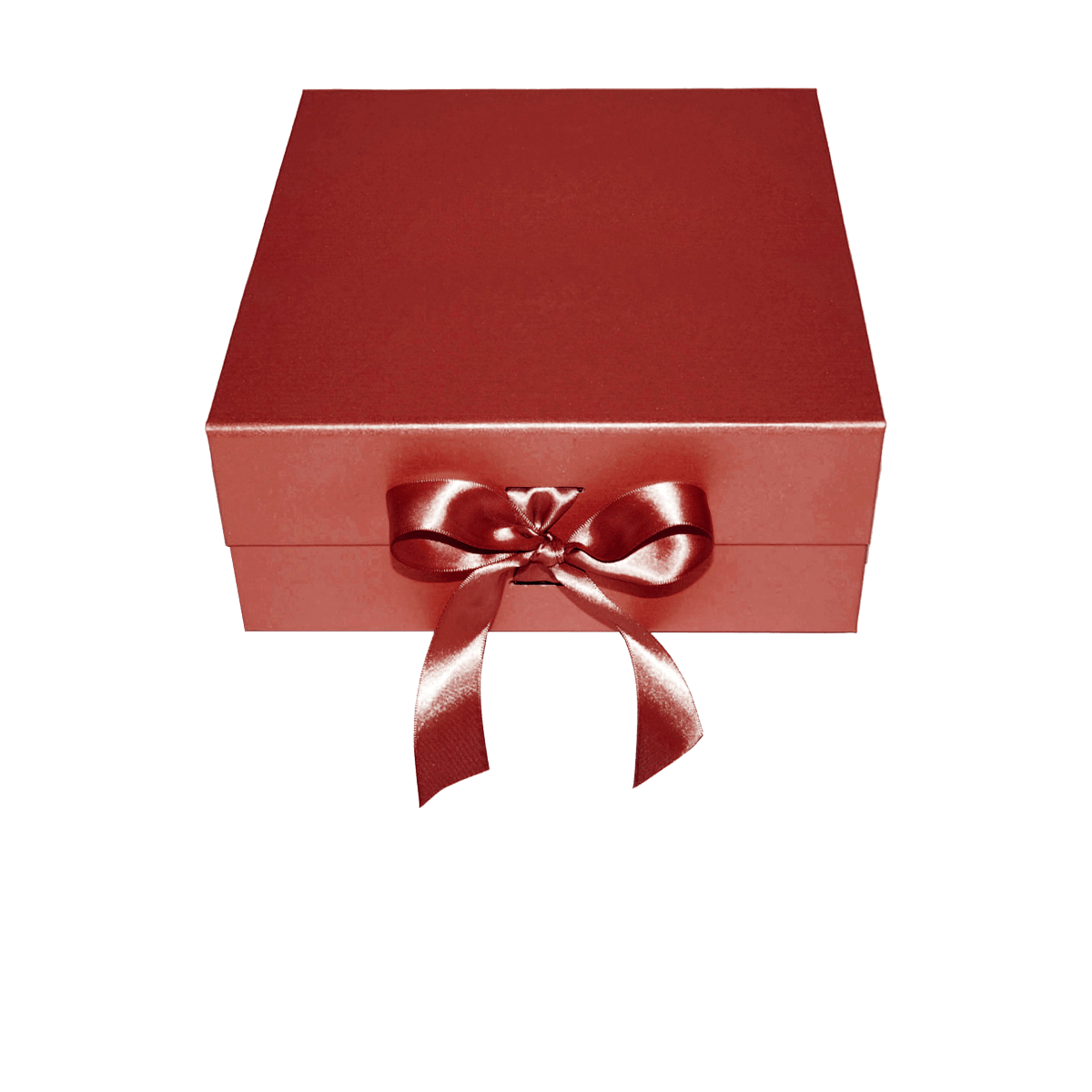 Large Square Red Majestic Metallic - CustomF2FBox